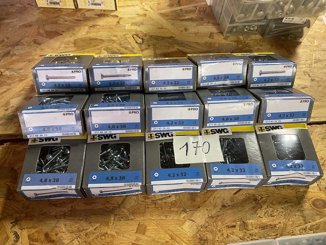 15 dozen schroeven met boorkop - afbeelding 1 van  5