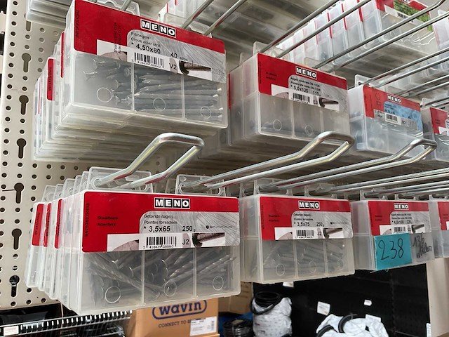 15 dozen veerringen; gipsplaatschroeven; houtdraadbouten - afbeelding 2 van  7