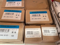 15 dozen veerringen; gipsplaatschroeven; houtdraadbouten - afbeelding 2 van  8