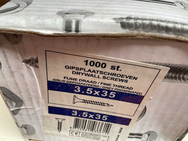 15 dozen veerringen; gipsplaatschroeven; houtdraadbouten - afbeelding 7 van  8