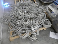 15 lichtversieringen (grote hangende sneeuwvlokken) - afbeelding 2 van  5