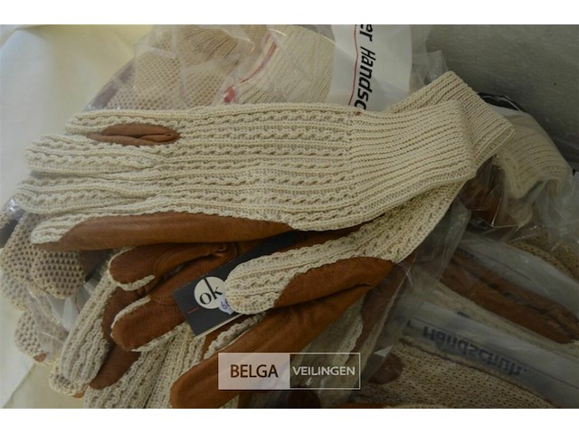 15 paar half lederen handschoenen - afbeelding 3 van  4