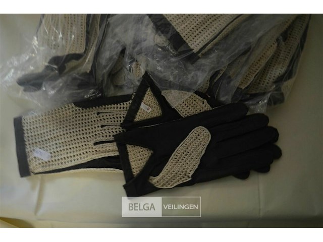 15 paar half lederen handschoenen - afbeelding 2 van  4