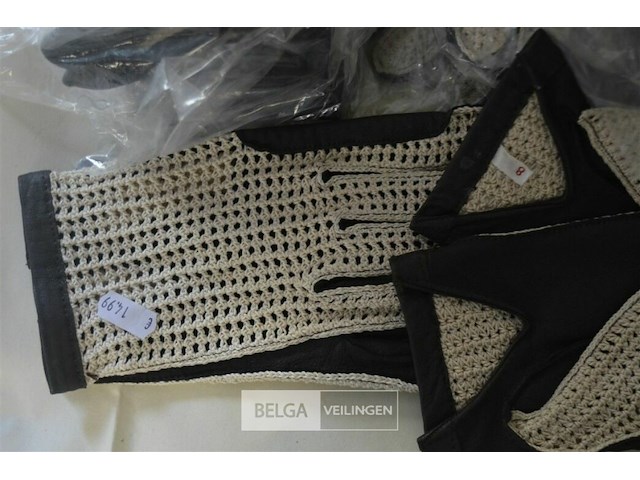 15 paar half lederen handschoenen - afbeelding 4 van  4