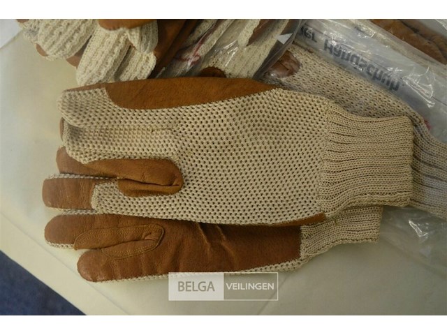 15 paar half lederen handschoenen - afbeelding 2 van  4