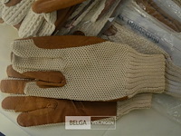 15 paar half lederen handschoenen - afbeelding 2 van  3