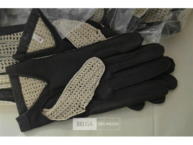 15 paar half lederen handschoenen - afbeelding 3 van  3