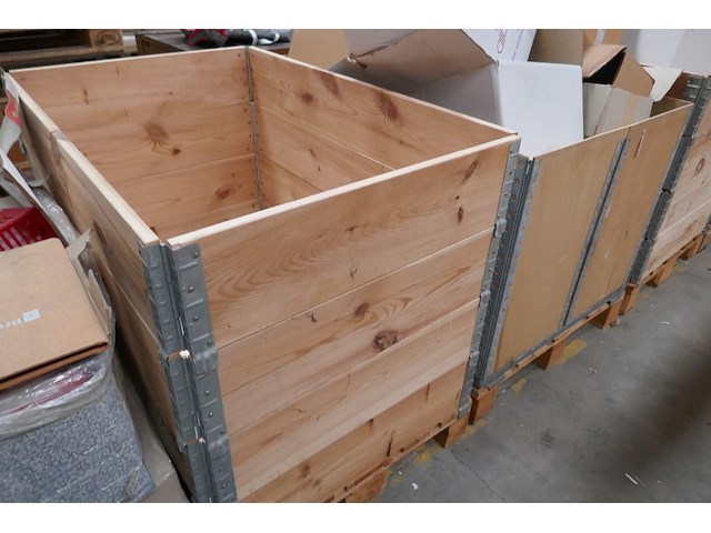 15 palletten met opzetranden + inhoud - afbeelding 8 van  10