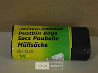 15 rollen huisvuilzakken 50l - afbeelding 1 van  2