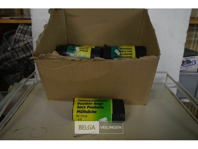 15 rollen huisvuilzakken 50l - afbeelding 2 van  2