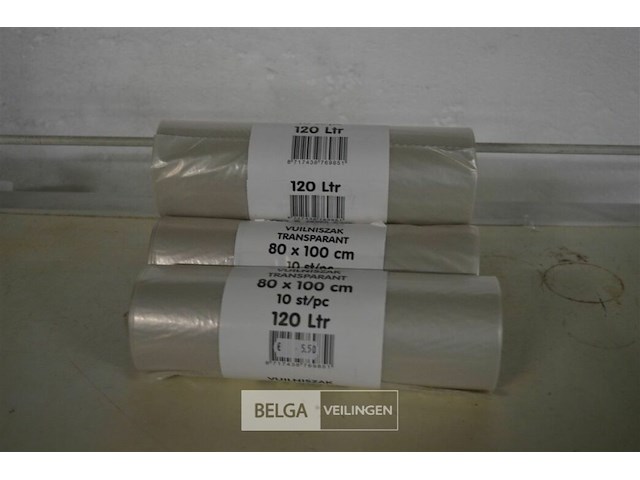 15 rollen vuilniszakken 120l - afbeelding 1 van  2