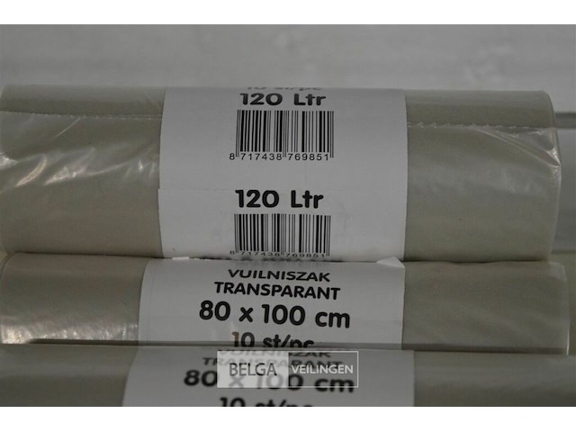 15 rollen vuilniszakken 120l - afbeelding 2 van  2