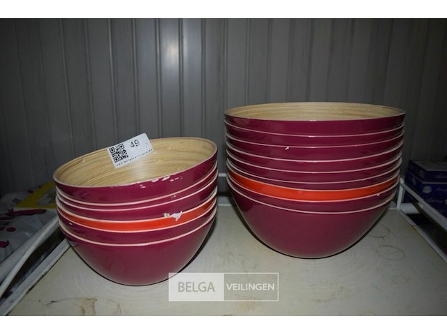 15 saladekommen - afbeelding 1 van  2