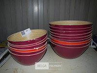 15 saladekommen - afbeelding 1 van  2