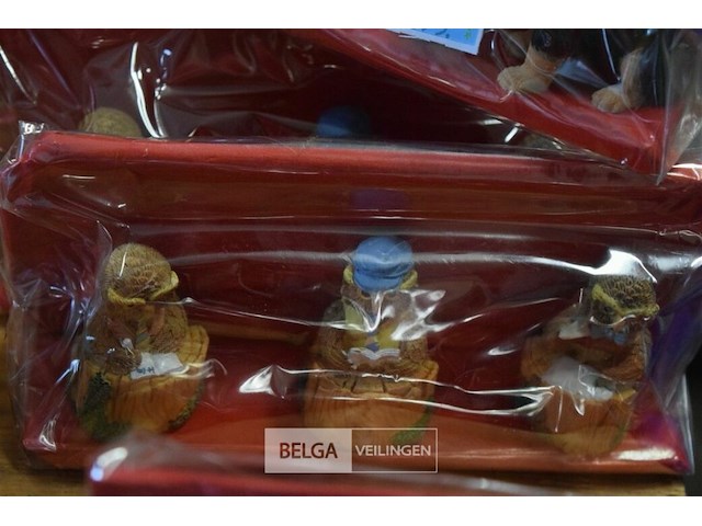 ±15 setjes mini beeldjes uilen en honden - afbeelding 6 van  6