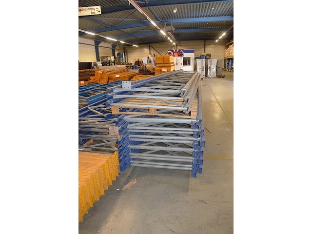 15 staanders blauw afm. 6,50m hoogte en 1,10m breedte jungheinrich - afbeelding 2 van  7