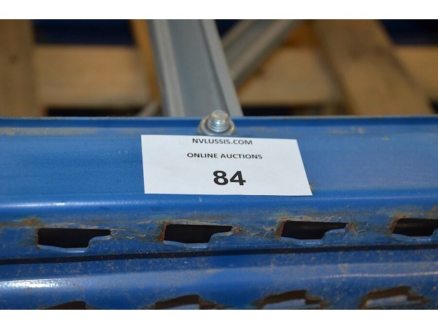 15 staanders blauw afm. 6,50m hoogte en 1,10m breedte jungheinrich - afbeelding 3 van  7