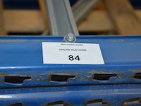 15 staanders blauw afm. 6,50m hoogte en 1,10m breedte jungheinrich - afbeelding 3 van  7