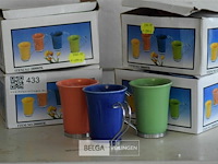 15 theetassen div kleuren - afbeelding 1 van  3