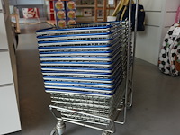 15 winkelmandjes + rolwagentje | 31×45×18 cm - afbeelding 3 van  3