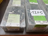 15 x dozen gyprocnagels; nagels ronde kop; getorste nagels; krammen; schalienagels - afbeelding 2 van  6