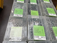 15 x dozen gyprocnagels; nagels ronde kop; getorste nagels; krammen; schalienagels - afbeelding 4 van  6