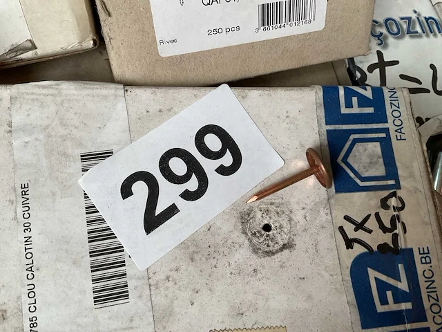15 x dozen inslagankers ; getorste nagels - afbeelding 9 van  11