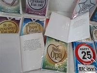 15 x kaart met enveloppe + button - afbeelding 2 van  2