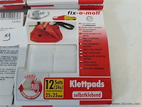 15 x klittenband strips 25x25mm 12 sets - afbeelding 2 van  2