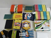 15 x mix schuurspons voor huishoud - afbeelding 3 van  3