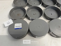 15 x oversteekstop 80 mm pvc lijmverbinding - afbeelding 3 van  3