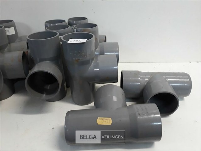 15 x t stuk 63mm pvc lijmverbinding - afbeelding 3 van  3