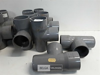 15 x t stuk 63mm pvc lijmverbinding - afbeelding 3 van  3