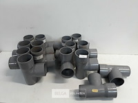 15 x t stuk 63mm pvc lijmverbinding - afbeelding 1 van  3