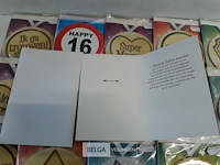15 x wenskaart +enveloppe met button - afbeelding 3 van  3