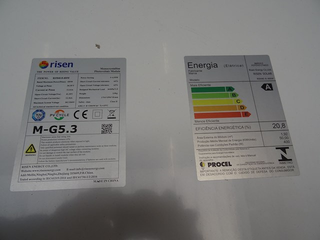 15 x zonnepaneel risen 400 batch 4 (6.000 wp) - afbeelding 4 van  4