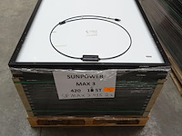 15 x zonnepaneel sunpower max3 415 fb (6.225 wp) - afbeelding 2 van  4
