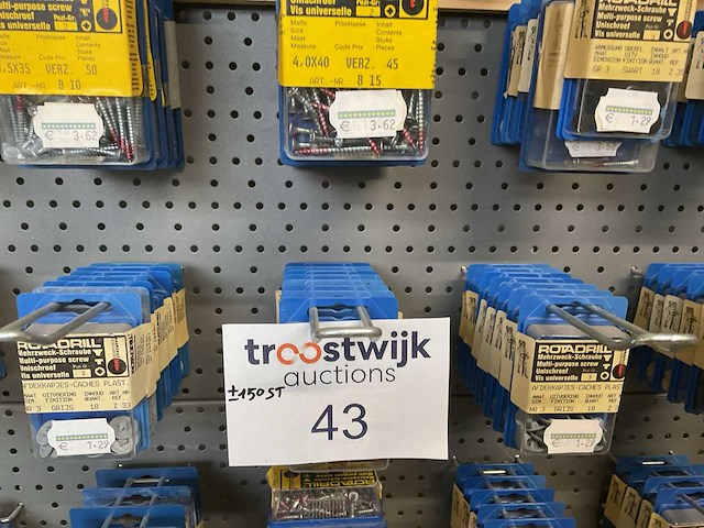 150 blisters bevestigingsmaterialen - afbeelding 5 van  8