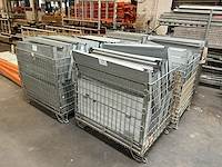 150 legplanken in galva metaal voor rek 1 m diepte