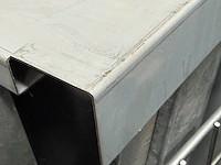 150 legplanken in galva metaal voor rek 1 m diepte - afbeelding 4 van  4