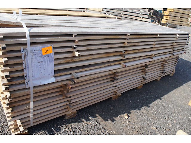 1,50 m³ eiken planken 22mm - afbeelding 1 van  4
