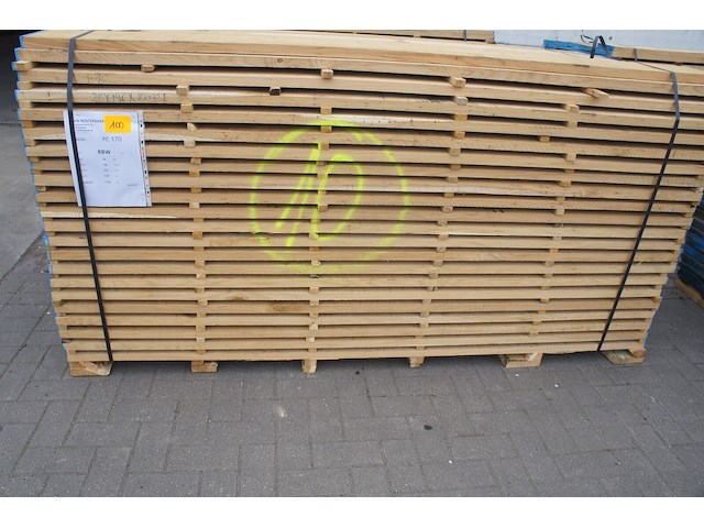 1,50 m³ eiken planken 30mm - afbeelding 1 van  4