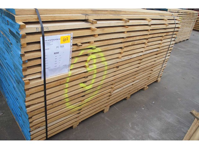 1,50 m³ eiken planken 30mm - afbeelding 1 van  5