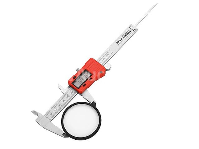 150 mm elektronische remklauw kraft&dele - afbeelding 1 van  4