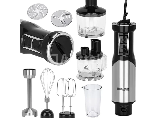 1500w elektrische mixer + accessoires - afbeelding 1 van  3