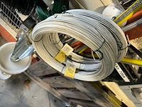 150m spandraad wit bestaande uit 3 rollen van 50m - afbeelding 1 van  4