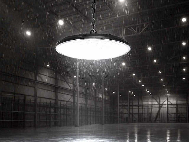 150w 6500k led ufo highbay slim waterdicht met lens(8x) - afbeelding 1 van  8
