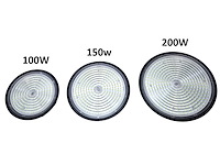150w 6500k pro led ufo highbay waterdicht (6x) - afbeelding 3 van  4