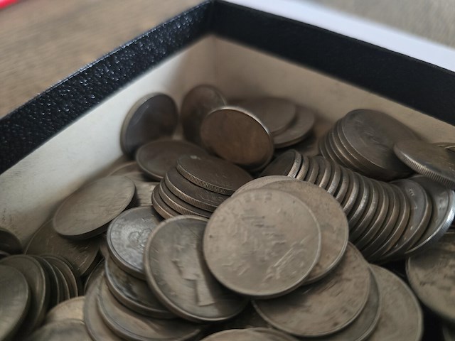 150x belgië: 1-frank munten gemengd (1961–1990) - afbeelding 4 van  5