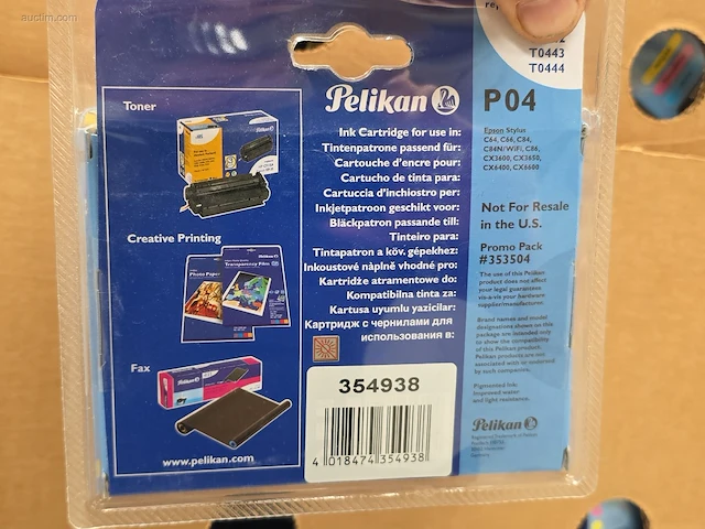 (150x) inktpatronen voor printers pelikan p04 - afbeelding 3 van  4